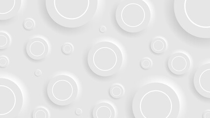 Fototapete - Abstract background with neumorphic effect