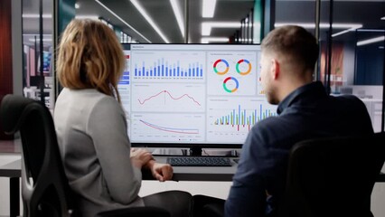 Poster - Performance Analytics Dashboard Tech On PC Screen