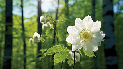 Poster - blossom birch flower