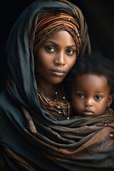 Poster - A touching image of a woman holding her child, perfect for family and parenting concepts