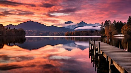 Wall Mural - adventure lake placid