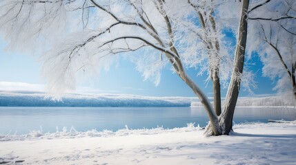 Sticker - frozen finger lakes winter