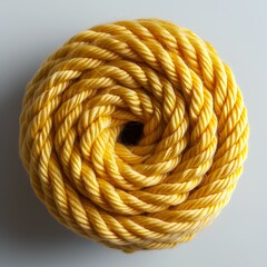 Wall Mural - ball of knitting yarn. yellow wool yarn. yellow cotton yarn. yellow knitting yarn ball for textiles and clothing.