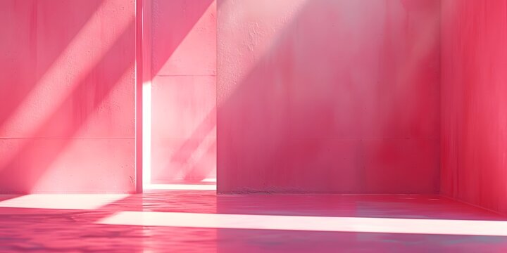 Surreal background for Singles Awareness Day. Banner on a pink background