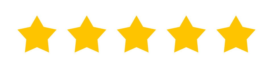 Wall Mural - five star rating