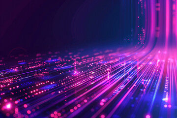 Poster - Abstract background with lights. A slide background for showcasing coding. Background image. Created with Generative AI technology.