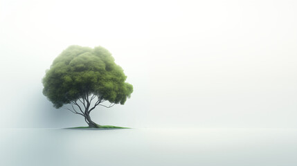 Wall Mural - futuristic tree area to write