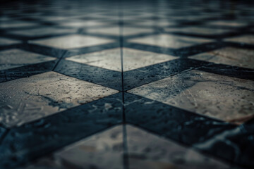 Poster - Floor of a church. Background image. Created with Generative AI technology.