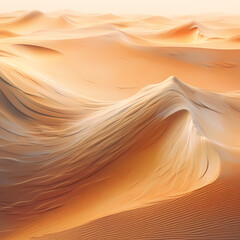 Wall Mural - Abstract sand dunes in a desert. 