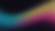 © RIZKI MAULANA - Grainy gradient background blue pink yellow abstract glowing color wave black dark backdrop noise texture banner poster header design