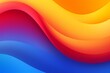 Yellow to Blue to Purple to Red abstract fluid gradient design, curved wave in motion background for banner, wallpaper, poster, template, flier and cover