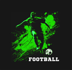 Wall Mural - Soccer, football vector