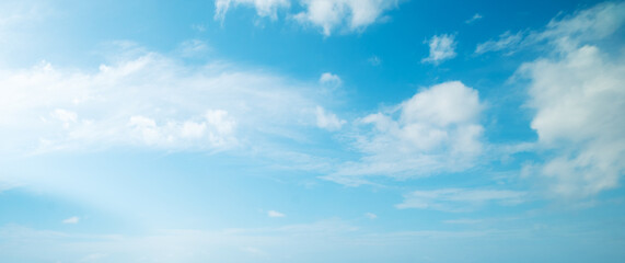 Wall Mural - blue sky with small clouds