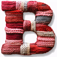 Knitted Designs alphabet 