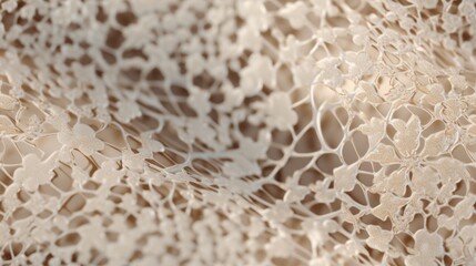 Poster - Generative AI Fine and delicate lace-like texture.