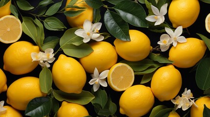 Poster - Generative AI Lemon Background