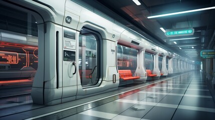 Poster - Generative AI Silent Airport Shuttle Stations