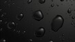 black background with waterdrops hydrophobic