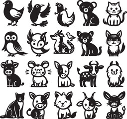  set of animals