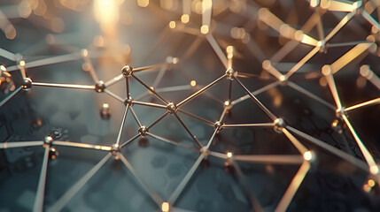 illustration of the connections of the global network of the planet