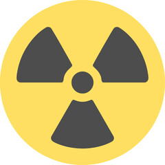 modern radioactive vector icon, simple radioactive vector icon, radioactive vector icon, radioactive icon, minimalist radioactive vector icon