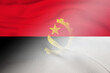 Angola and Monaco official flag international negotiation MCO AGO
