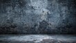 Dark grunge background Black blue abstract rough background with space for design Toned concrete wall texture : Generative AI