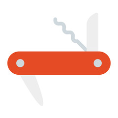 Sticker - portable knife icon 