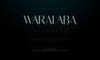 Waralaba premium luxury romadhon alphabet letters and numbers. Elegant wedding typography islamic ramadan serif font decorative vintage retro. Creative vector illustration