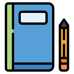 Wall Mural - Notebook Icon