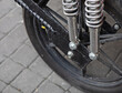 Shock absorbers support the impact of motorcycles.