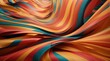 © sergio - A colorful abstract pattern of waves. Generative AI.