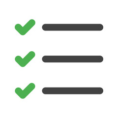 list flat icon