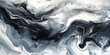 abstract background white  liquid marble, black and white acrylic paint, 