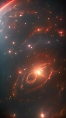 Wall Mural - flying through the orion nebula
