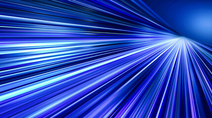 Poster - Dynamic Motion Blur on a Fast-Moving Road, Abstract Light Streaks and Speed Concept, Futuristic Night Design