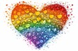© Leo Rohmann - LGBTQ Pride gunderfluid. Rainbow rookie colorful dreaminess diversity Flag. Gradient motley colored unruffled LGBT rights parade festival altruism diverse gender illustration