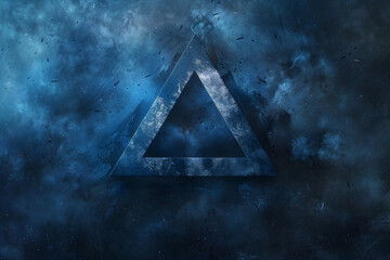 Wall Mural - a triangle symbol background