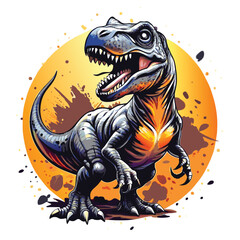 Wall Mural - vector dinosaur for tshirt design