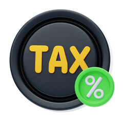 Poster - tax time triumph navigating financial 3d. 3d illustration, 3d element, 3d rendering. 3d visualizatio