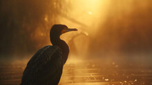A Cormorant In The Morning Light.