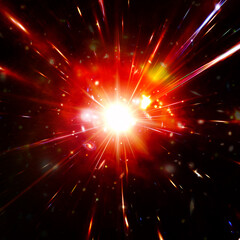 Wall Mural - colorful splash. background. the elements of this image furnished by nasa.