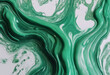 Fluid Art Liquid Velvet Jade green abstract drips and wave Marble effect background or texture
