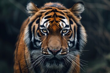 Poster - Portrait of bengal tiger, closeup