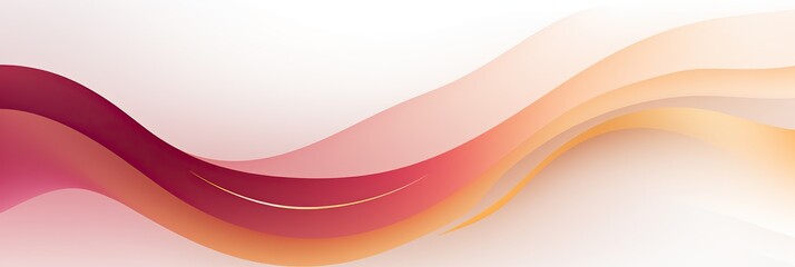 Aufkleber - A vibrant red and yellow wave elegantly swirls against a pristine white background, creating a dynamic and captivating visual display
