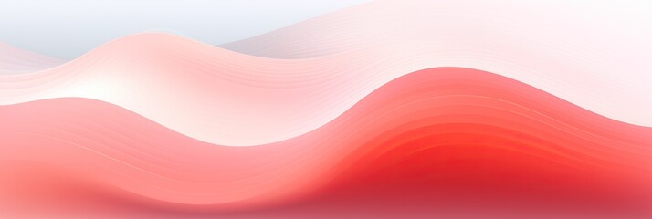 Aufkleber - A vibrant, dynamic swirl of red and white creating a mesmerizing wave-like pattern, captured in a dreamy, blurred motion
