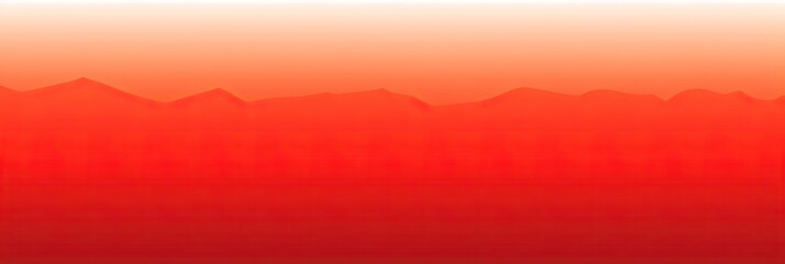 Aufkleber - A vibrant red and orange sky fades into the distance, casting a warm glow over the tranquil mountain peaks
