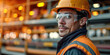 © ADDICTIVE STOCK - Confident worker with safety gear inside industrial plant Generative AI image
