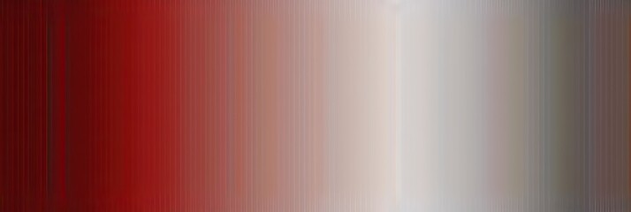 Poster - A vibrant red and silver background intersected by a striking white stripe, creating a dynamic display of color and contrast