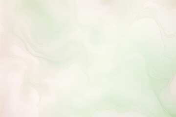 Poster - A visually captivating green and white abstract background with a pristine white border, creating an enchanting and mysterious atmosphere